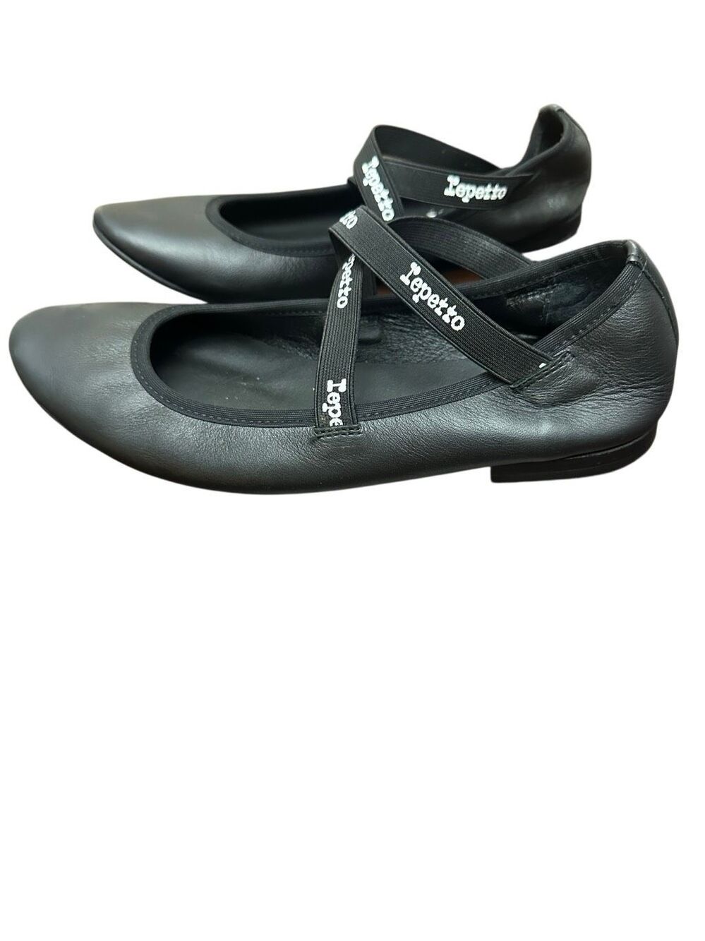 Repetto Joana Mary. Leather Ballerina Shoes size 381/2